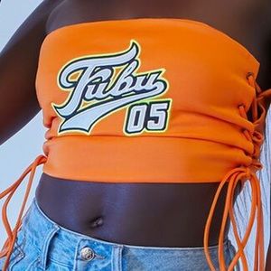 Fubu tube top Y2K